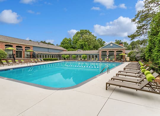 Resort-style swimming pool