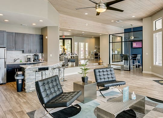 Clubhouse lounge area
