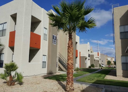 Apartment building exteriors
