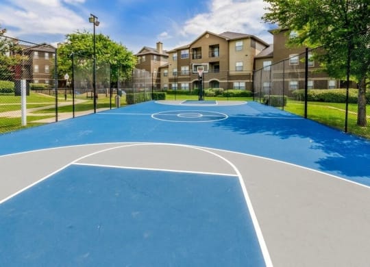 Basketball court at Hidden Creek, Lewisville, TX