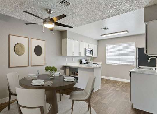 Model dining room