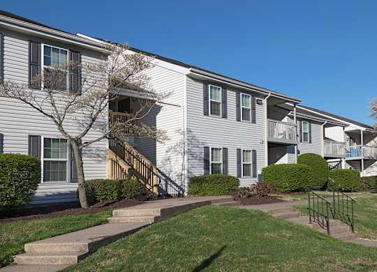 Exterior Community Building at Misty Ridge Apartments located in Woodbridge, VA.