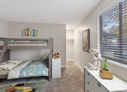 Furnished model 2nd Bedroom
