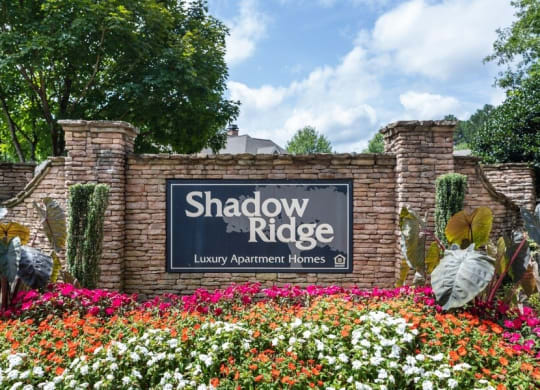 Property sign at entry