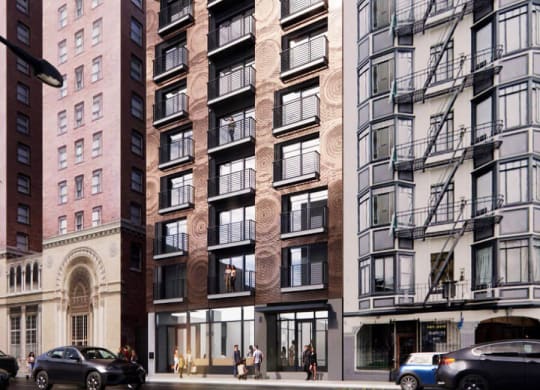 Rendering of TL Apartments in downtown San Francisco