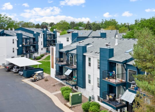 Apartment building exterior