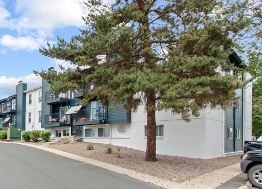 Apartment building exterior