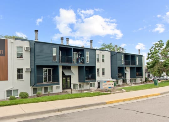 Apartment building exterior