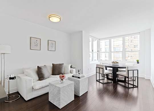 Living room with couch at 65 Bay Street, New Jersey