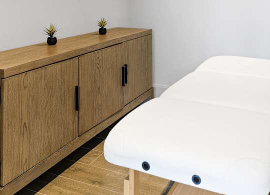 Massage room at 65 Bay Street, Jersey City, NJ, 07302
