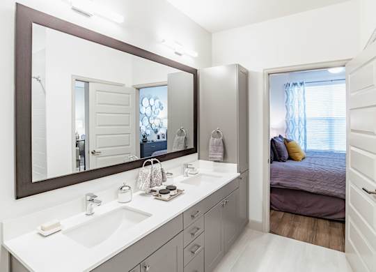 Bathroom at Alys Crossing Apartments, TX, 77433