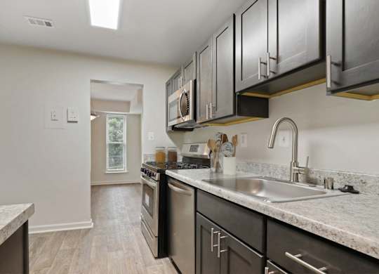 Modern Kitchen With Custom Cabinet at Annapolis Roads, Annapolis, MD, 21403