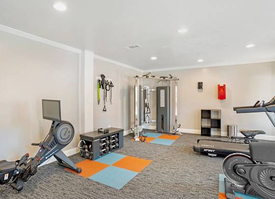 Gym at Arbors at Natchez Trace Apartments, Mississippi, 39157