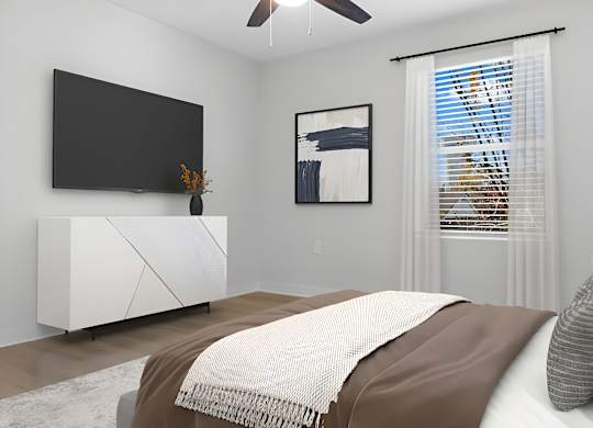 Cozy Bedroom at Arbors at Natchez Trace Apartments, Mississippi, 39157