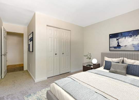 Large Bedroom at Copper and Quarry Village, Pikesville, Maryland