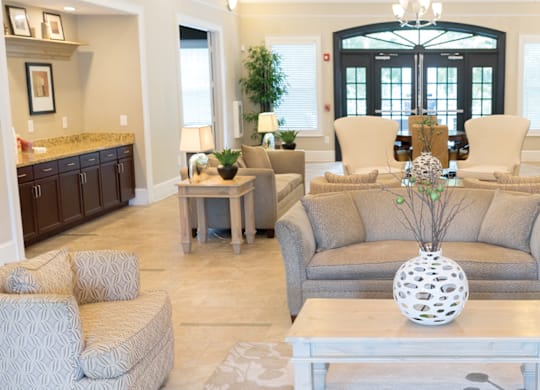 Community Clubhouse at Broadstreet at EastChase Apartments, Montgomery