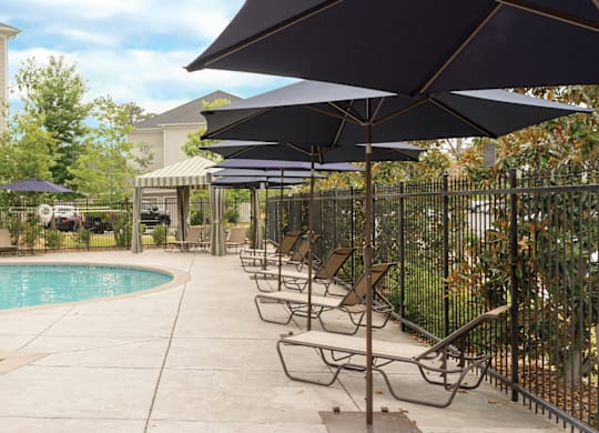 Pool at Broadstreet at EastChase Apartments, Montgomery, AL