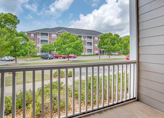 Porch at Broadstreet at EastChase Apartments, Montgomery, Alabama