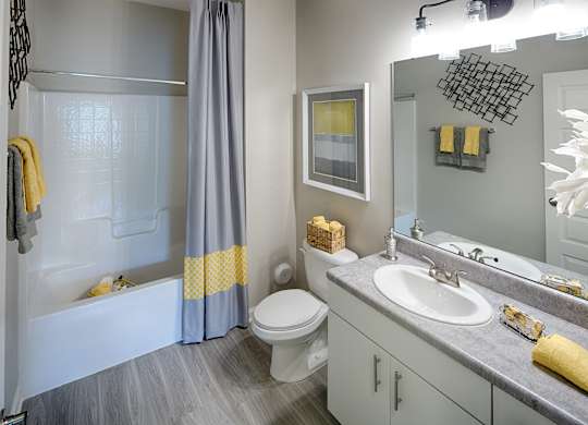 Luxurious Bathrooms at Capital Creek at Heritage Apartments, Wake Forest, North Carolina