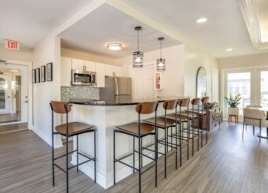 Clubhouse Kitchen at The Courts at Fair Oaks, Virginia