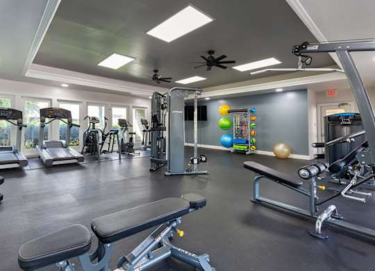 Modern Fitness Center at The Courts at Fair Oaks, Fairfax, VA