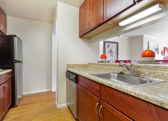 Granite Countertop at The Courts at Fair Oaks, Virginia, 22030