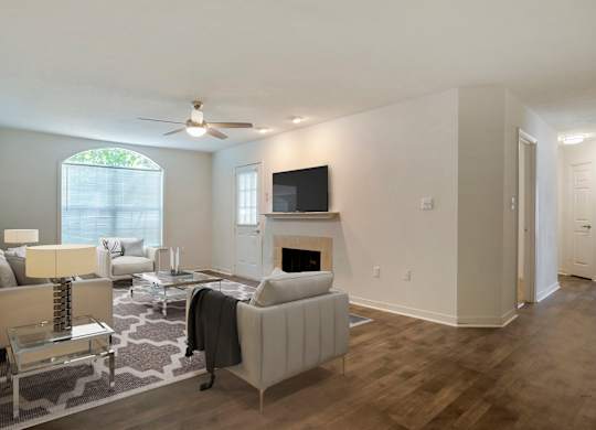 Crosswinds Living Room area at Crosswinds Apartments, Mississippi