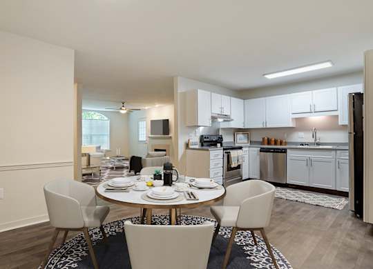 Crosswinds Kitchen/Living at Crosswinds Apartments, Pearl, 39208