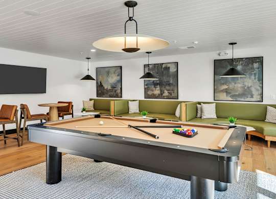 A Pool Table at District 757 Apartments, Norfolk, 23502