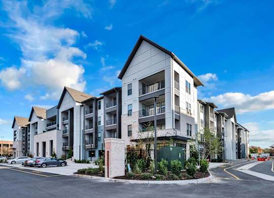 A Building with Parking Spaces at District 757 Apartments, Norfolk