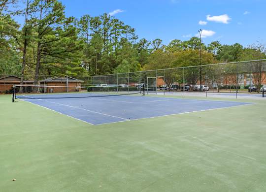 Tennis Court at Riverchase Landing Apartments, Alabama, 35244