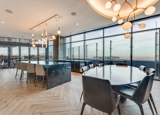 Plaza Lounge at Eastline Residences Apartments, Dallas, TX