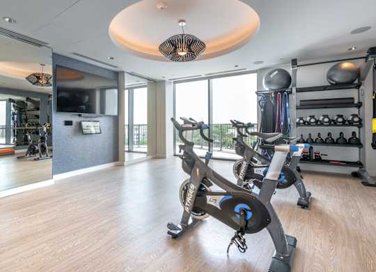 Fitness Center at Eastline Residences Apartments, Dallas