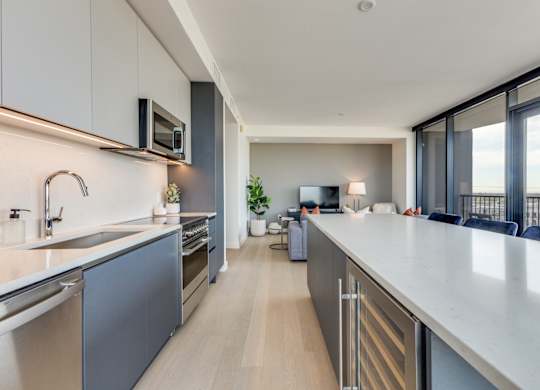 Luxury Kitchen at Eastline Residences Apartments, Dallas, TX