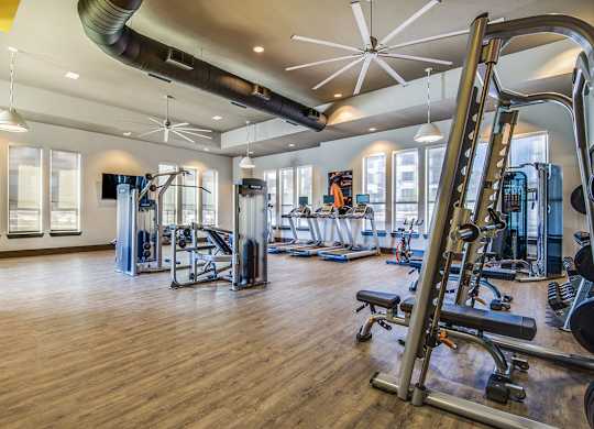 Fitness Center With Updated Equipment at Fifty02 Westover Hills, San Antonio, TX