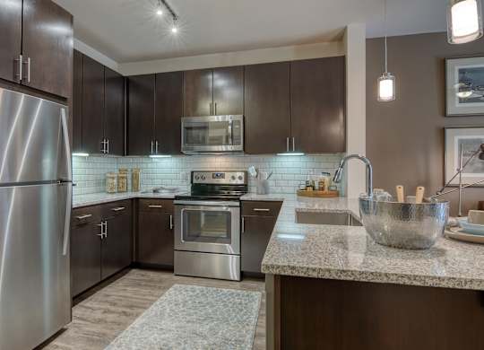 Fully Equipped Kitchen With Modern Appliances at Fifty02 Westover Hills, San Antonio, TX, 78251
