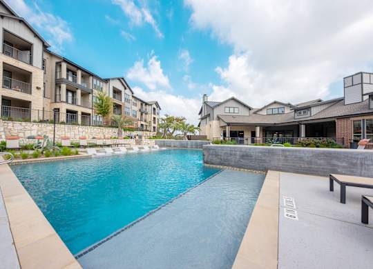Cool Blue Swimming Pool at Fifty02 Westover Hills, San Antonio, TX, Texas, 78251