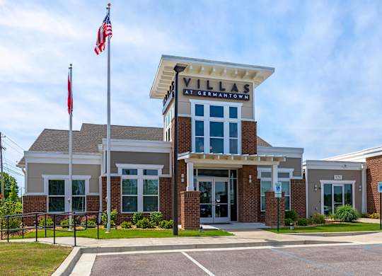Exterior View at The Villas at Germantown, Memphis, TN, 38125