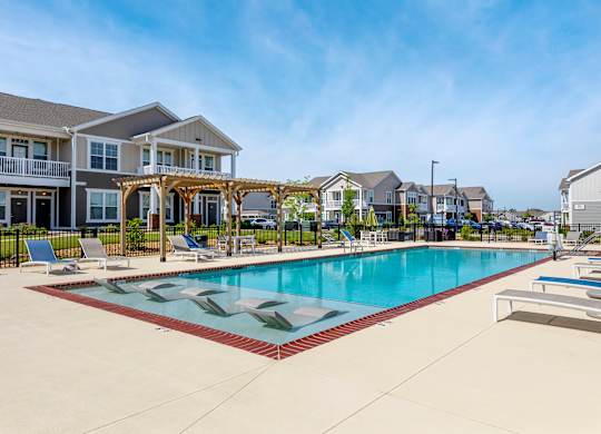 Pool at The Villas at Germantown, Memphis, TN, 38125