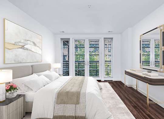 Bedroom at The Glover House, Washington, DC