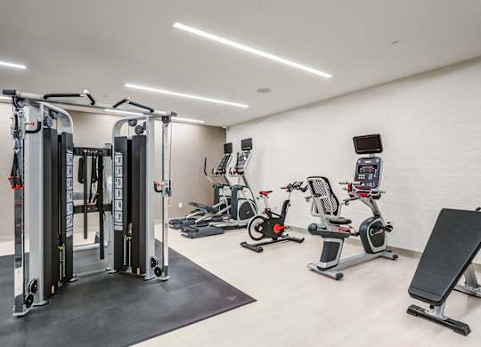 Fitness center 1 at The Glover House, Washington, DC, 20007