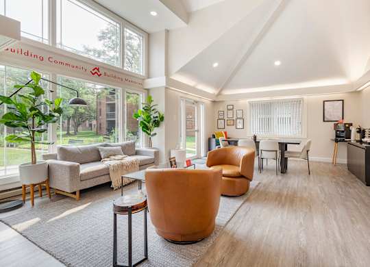 Posh Lounge Area In Clubhouse at The Greens at Columbia, Columbia