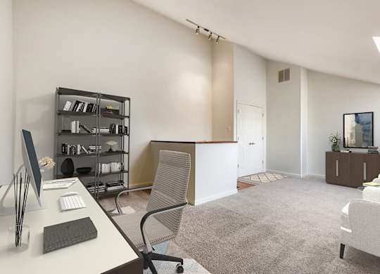 Brightly Decorated office space at The Greens at Columbia, Maryland