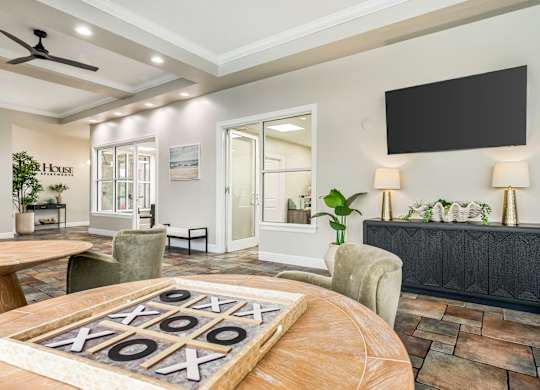 Activity Room at River House Apartments, Norfolk