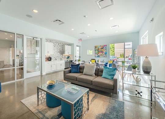 Clubhouse area at Lumen Apartments, Hampton, VA, 23666