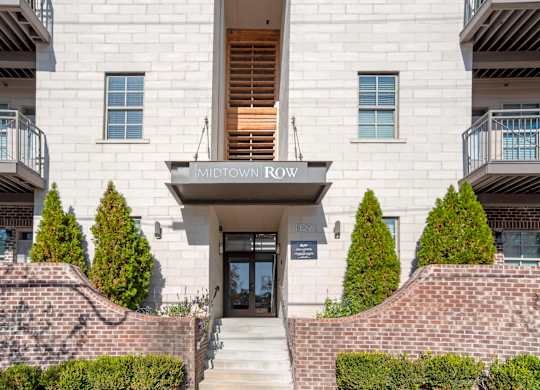 Entrance at Midtown Row Apartments, Montgomery