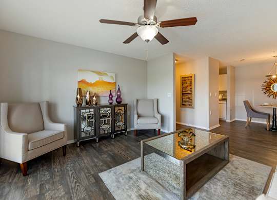 Modern Living Room at North Creek, Southaven, Mississippi