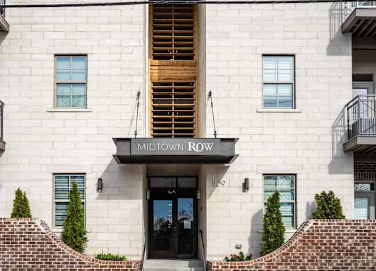 Front Exterior View at Midtown Row Apartments, Alabama, 36106