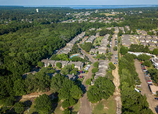 Aerial Community View at Pear Orchard, Ridgeland, Mississippi