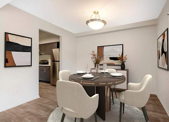 the enclave at homecoming terra vista dining room at Copper and Quarry Village, Maryland, 21209